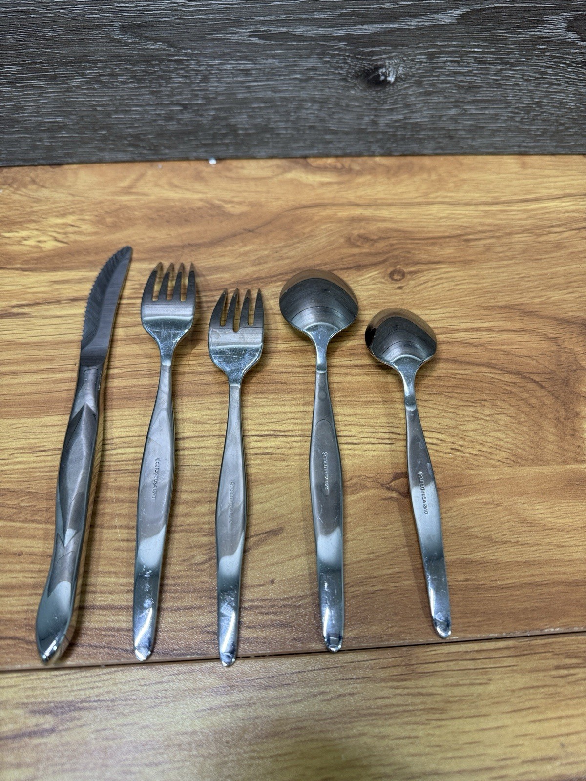 Cutco USA 18/10 Stainless Steel 5pc. Place Setting Flatware Set(Service for One)