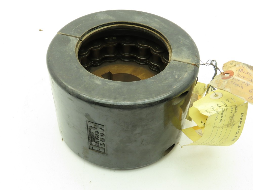 Morse 8018 Chain Coupling Chain Cover 2 3/4" Bore Incomplete One Coupling