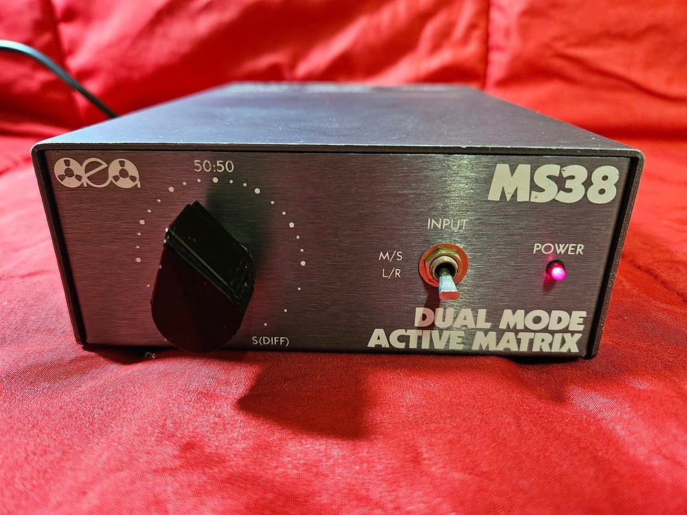 AEA MS38 Mid/Side Audio Stereo XY Field Processor Dual Mode Active Matrix MS 38