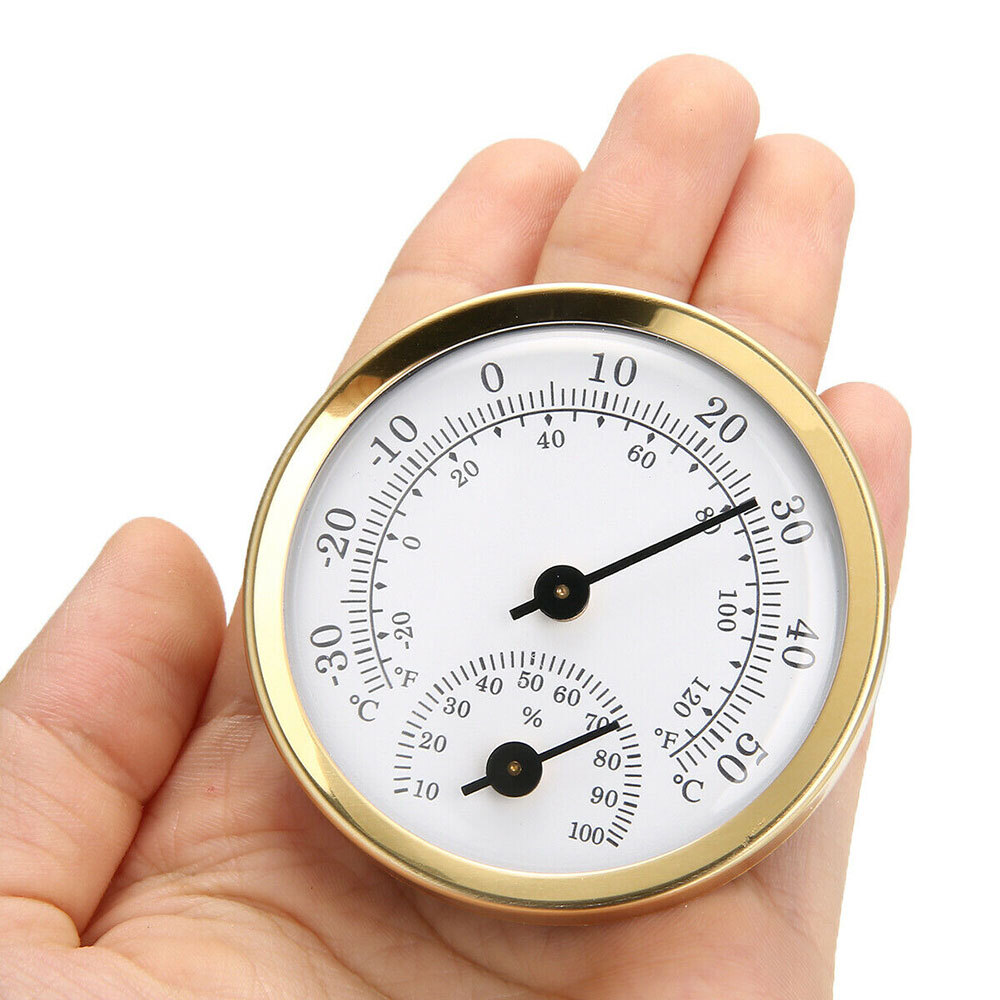Mini Analog Thermometer Hygrometer Humidity meter Room Indoor Temperature-