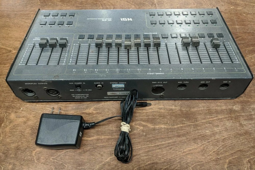 AS IS PLEASE READ NSI MC 1616 Memory Lighting Controller Board