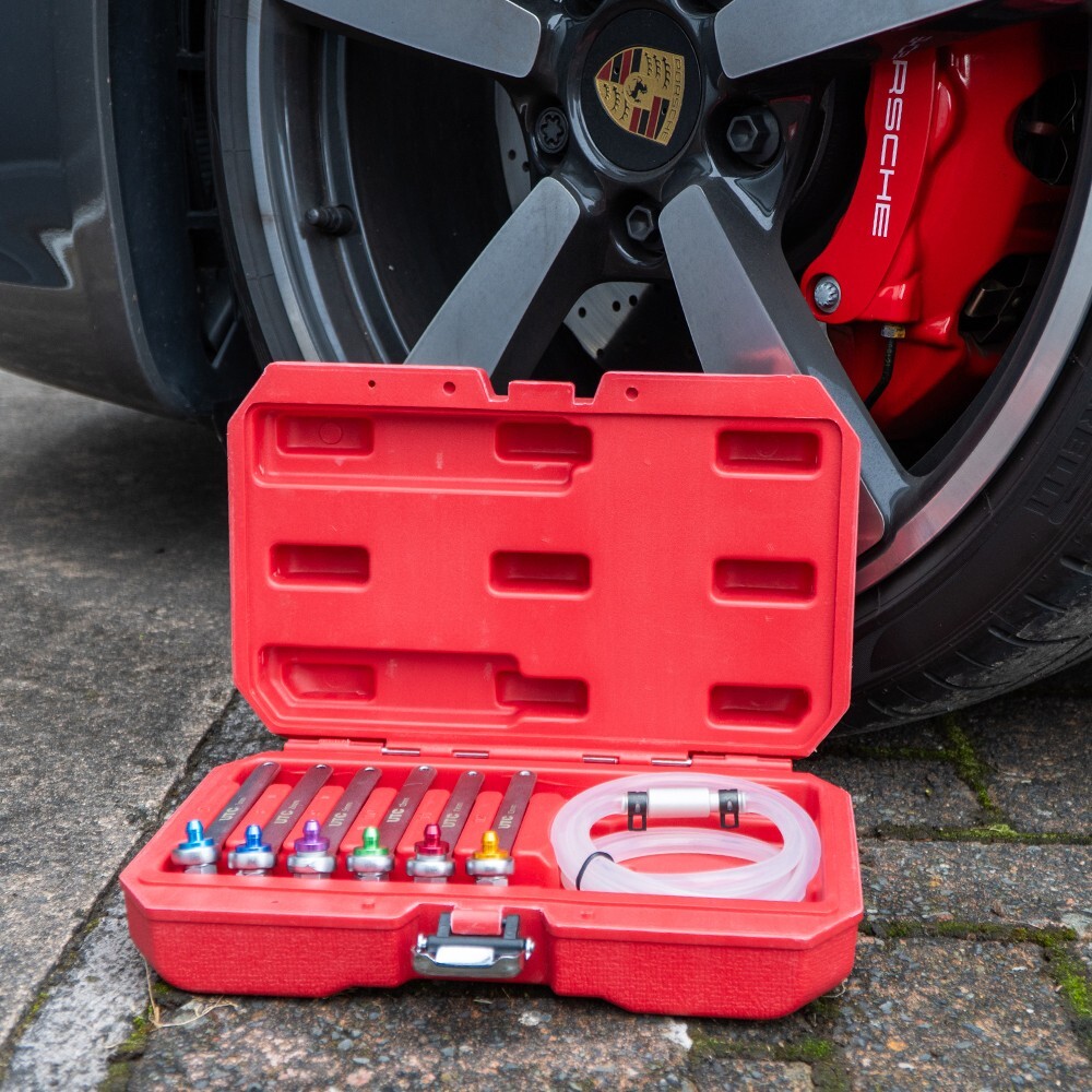 Brake Clutch Bleeding Tool Set Wrench Spanner Set Colour Coded 7mm - 12mm