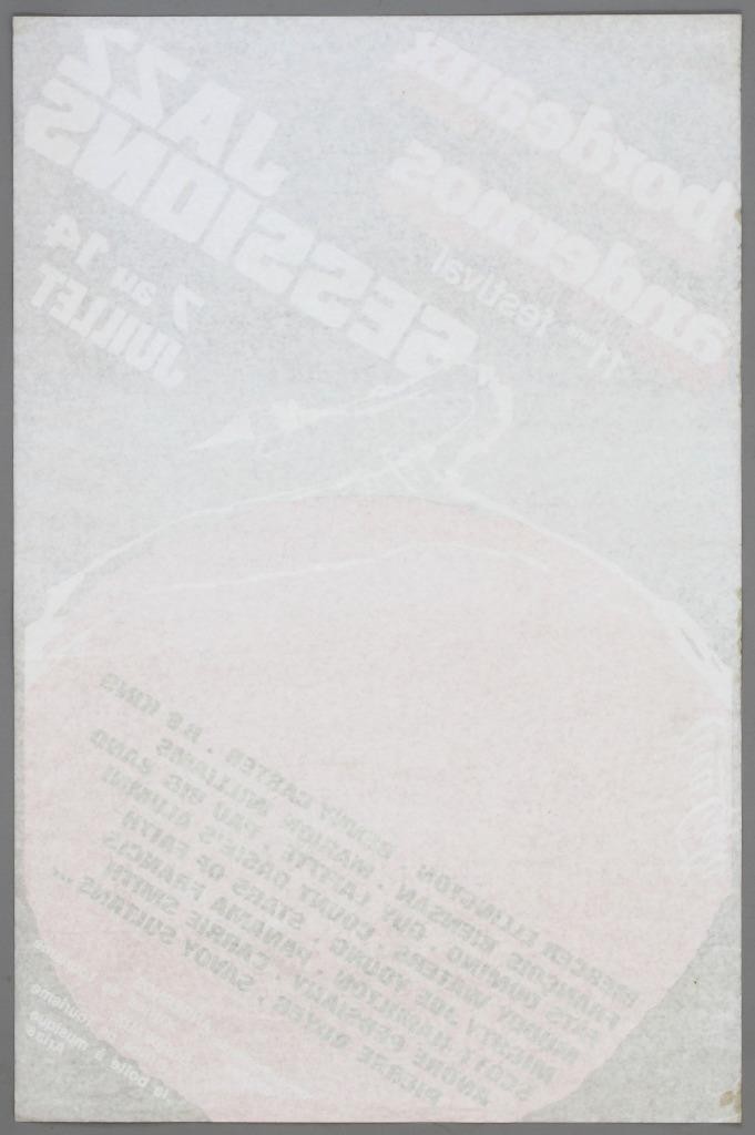 MUDDY WATERS + B.B. KING – rare vintage original Bordeaux 1980 concert poster