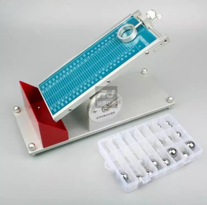 Tape Initial Viscosity Tester Initial Adhesion Machine Oblique Rolling Ball Test