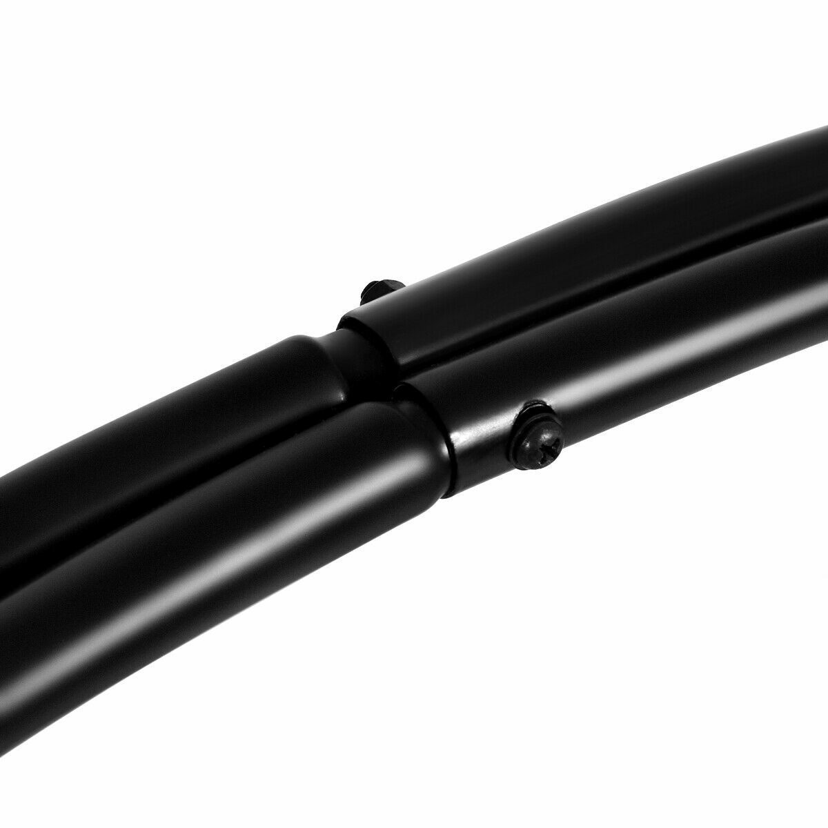 40-Inch Tubular Steel Log Hoop Firewood Storage Rack Holder Round Display New