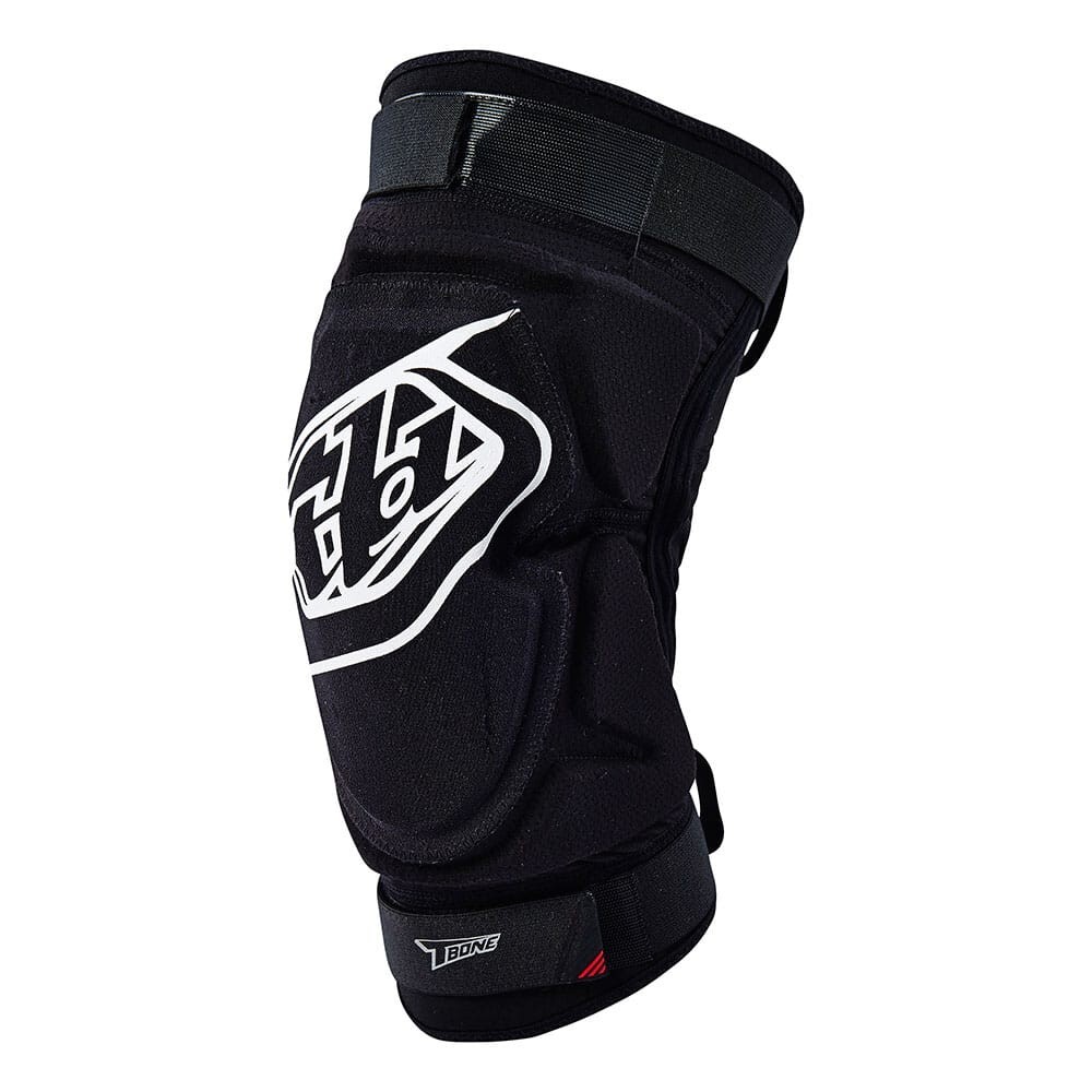 Troy Lee Designs T-Bone Knee Guard - Solid Black - XS/Small