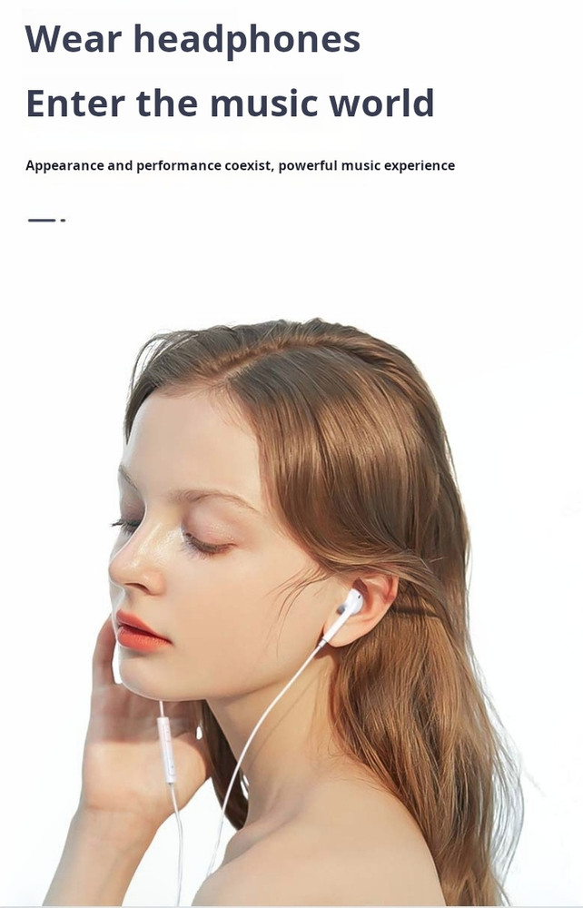 For iPhone 16 15 Pro Max iPad Pro Wired USB Type-C Stereo Earbuds Headphones