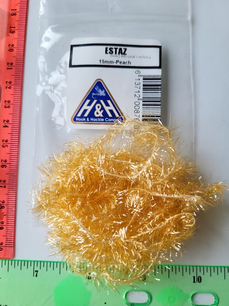 ESTAZ  15mm Chenille    " Peach "   give extra flash