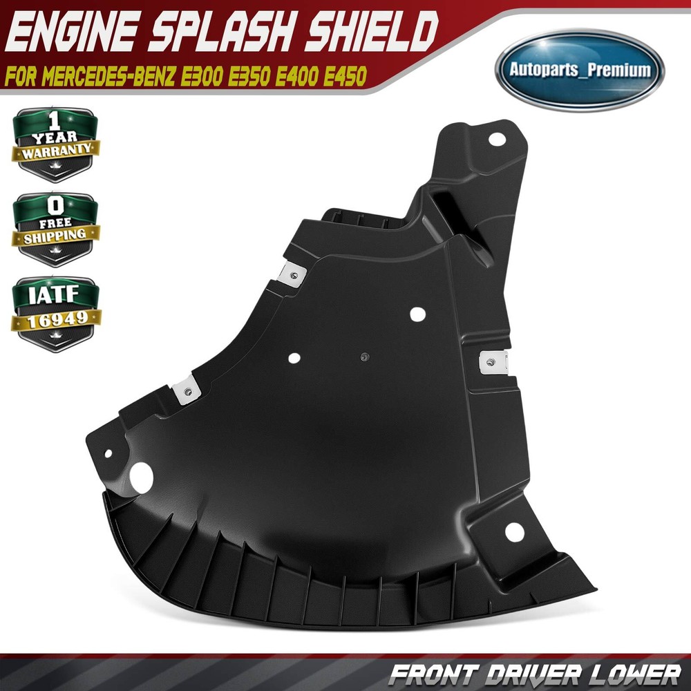 Front Driver Lower Engine Splash Shield for Mercedes-Benz W213 E300 E350 E400