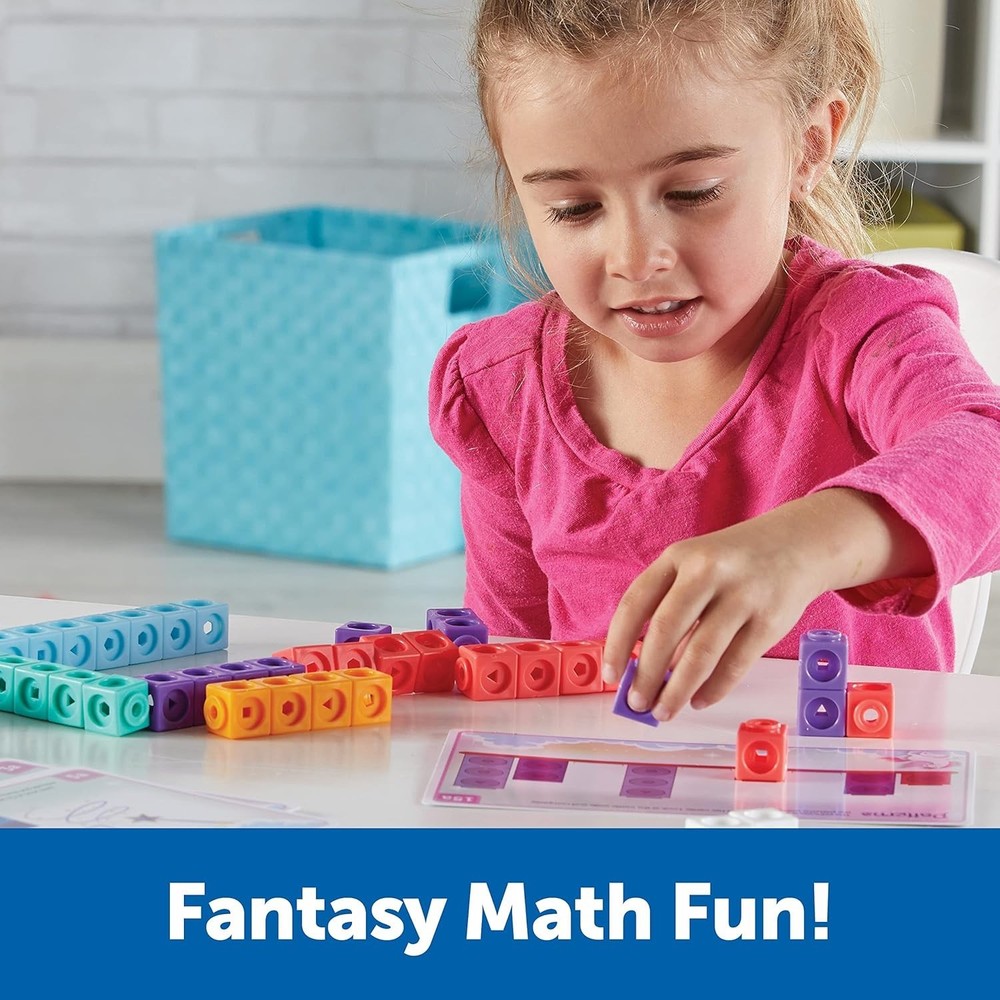 MathLink Cubes Kindergarten Math Activity Set: Fantasticals!