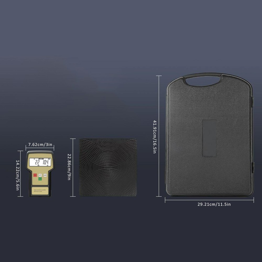 110LBS Electronic Scale High Precision Charging Recovery LCD