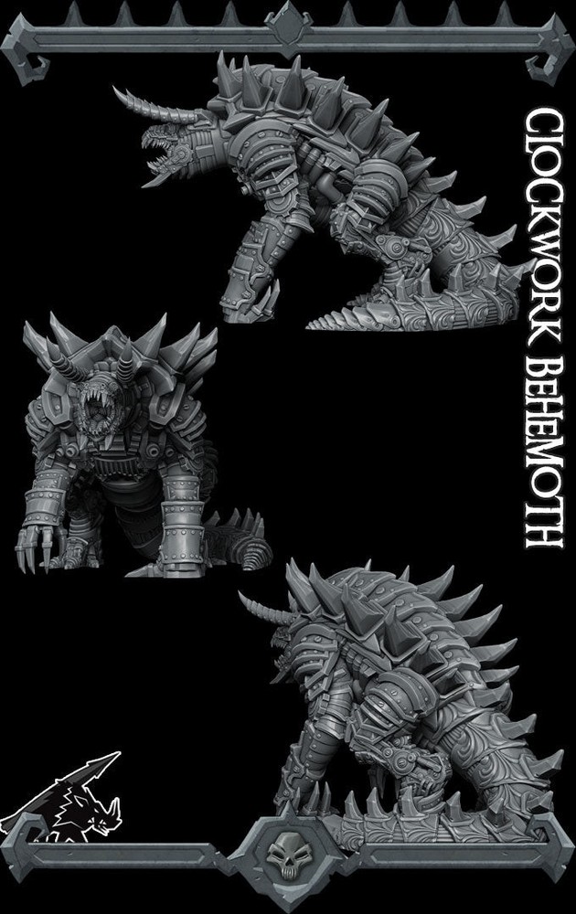 CLOCKWORK BEHEMOTH - Miniature - All Sizes | Dungeons and Dragons | Pathfinder