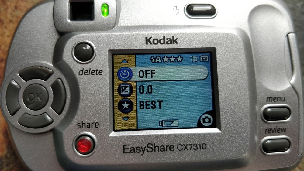 Kodak Easyshare CX7310 3.2MP Digital Compact Camera Silver Excellent