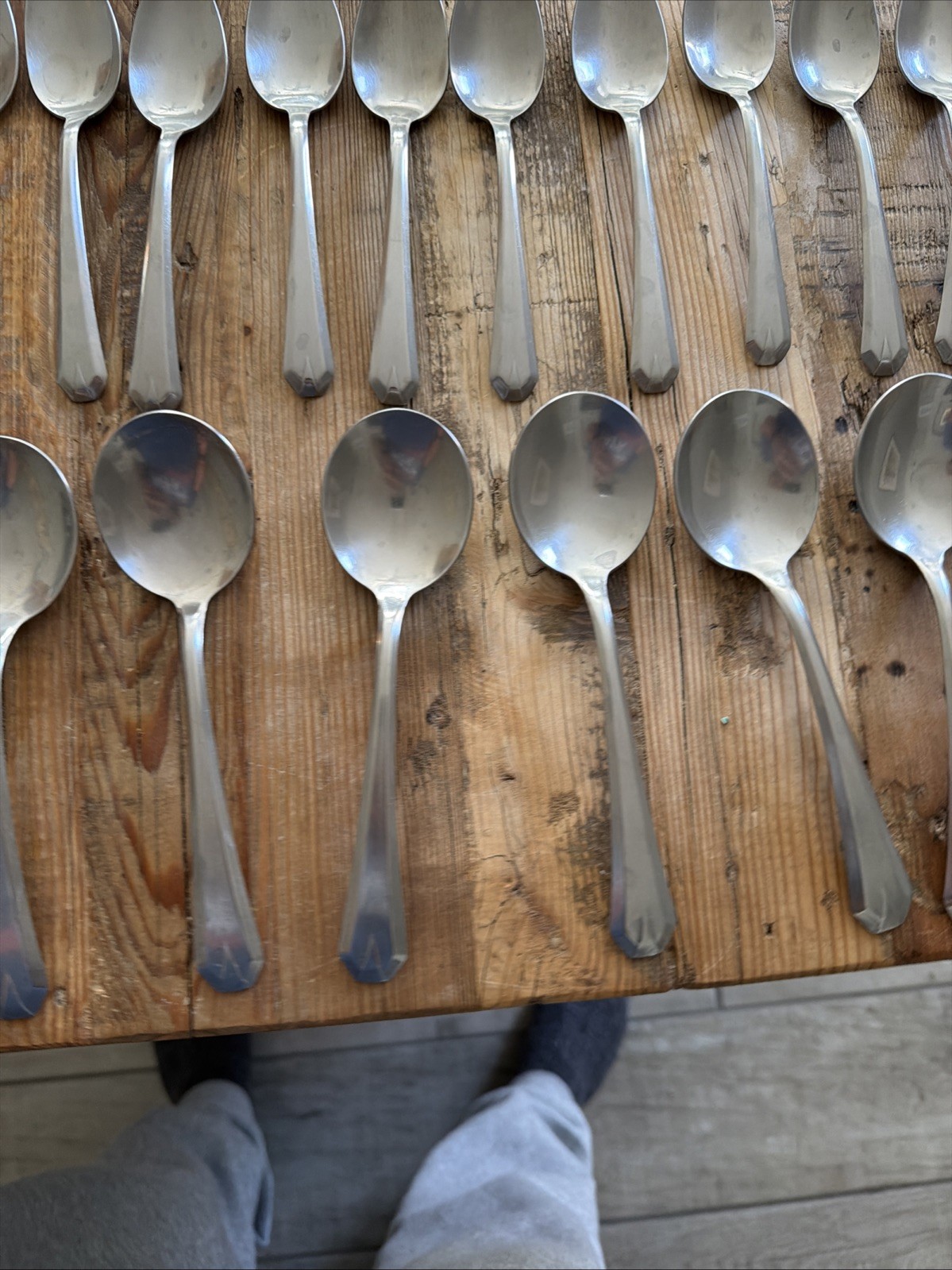 61 Pieces Royal Stainless STREAMLINE Allegheny Metal SS Flatware