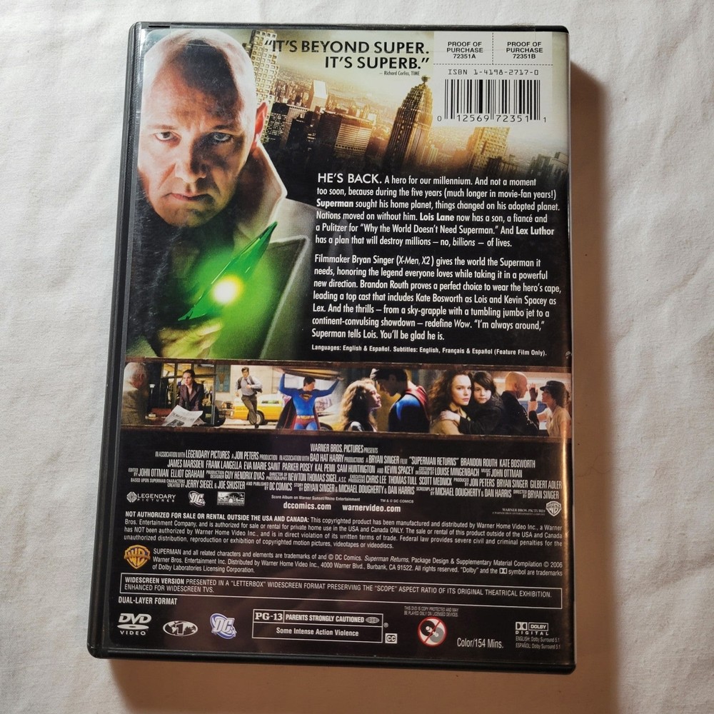 Superman Returns DVD