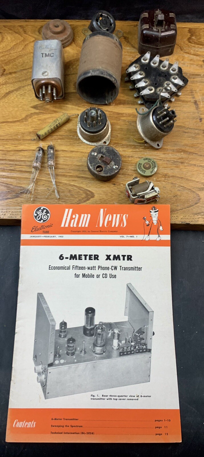 Miscellaneous Vintage Radio Parts - (A96) * FROM HAM RADIO / ANTIQUE ESTATE *