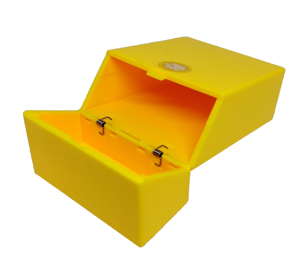 RYO Yellow Plastic King Size (Reg.) Push Button Cigarette Case