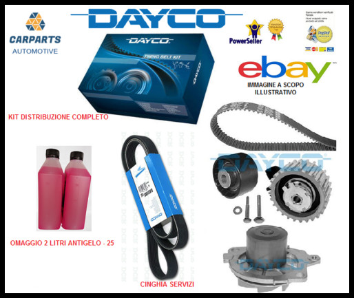 Distribution kit Alfa 156 1.9 JTD JTDM 937A5000 + Dayco service belt pump