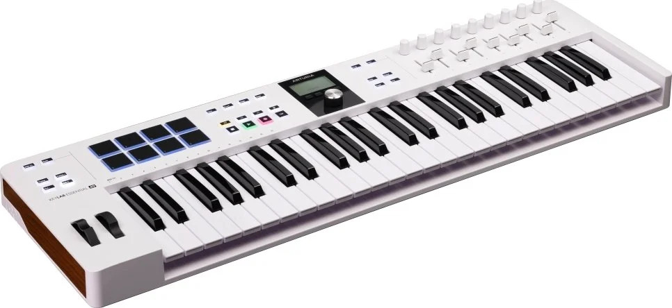 Arturia Keylab Essential Mk3 49-key Midi Controller - White