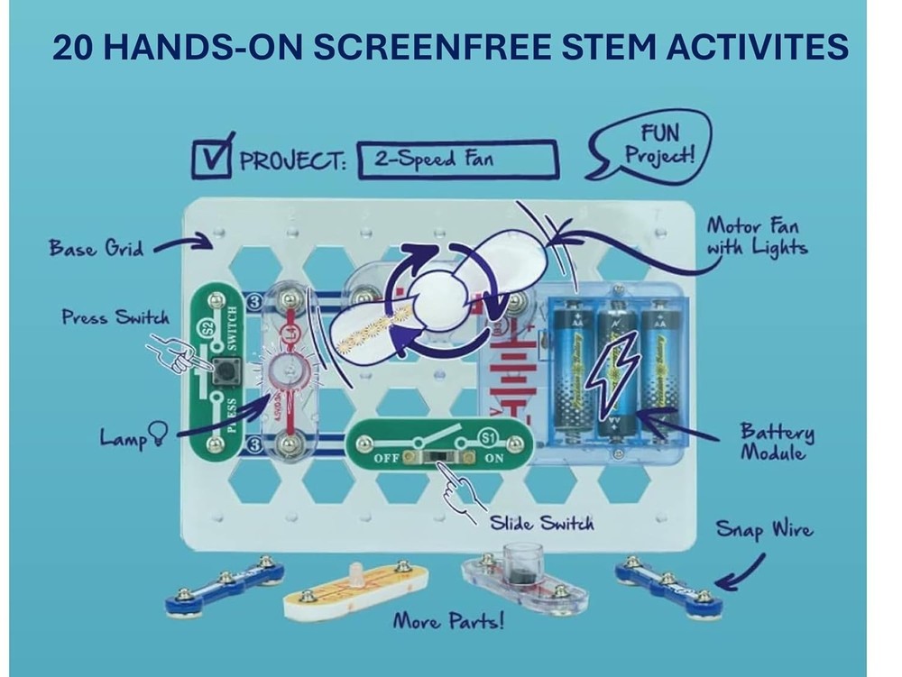 Interactive Beginner STEM Kit: 21 Projects to Ignite Learning for Ages 5-9