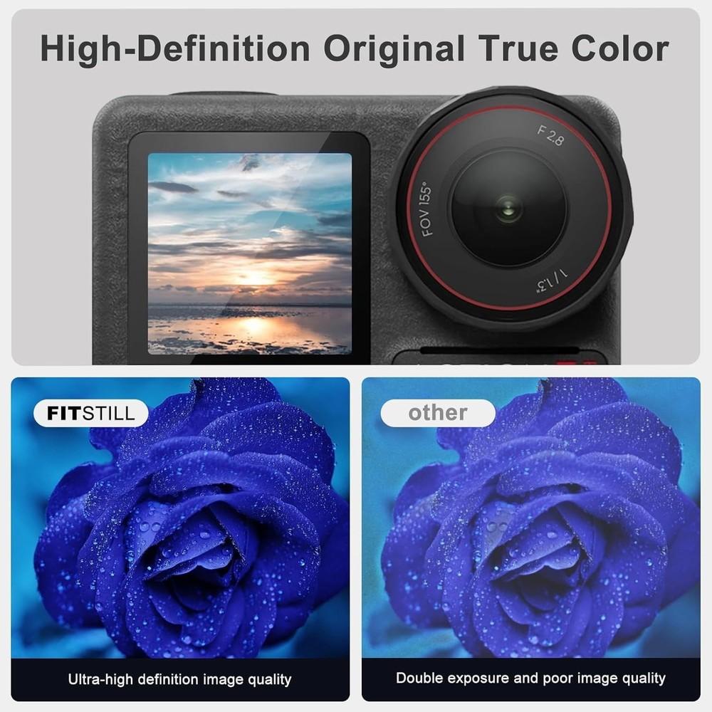 Comprehensive 10PCS Action Camera Protector Kit with Silicone Cap - Bubble Free