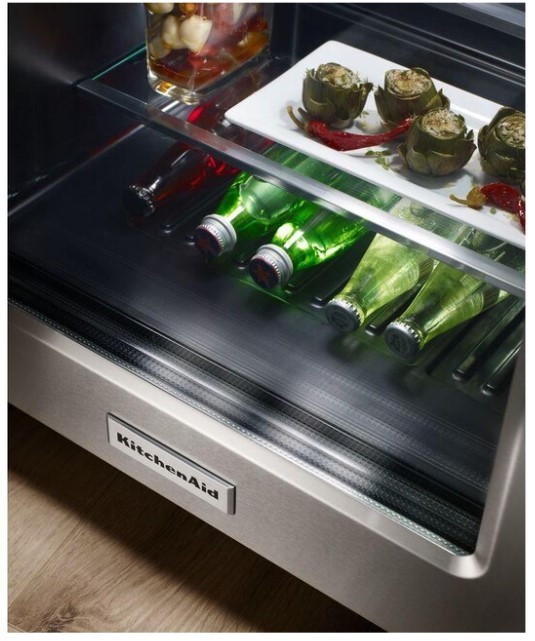 KitchenAid 5.1-cu ft Standard-depth Mini Fridge - KURL304ESS