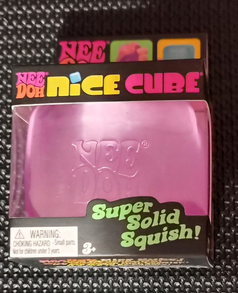 SCHYLLING NEEDOH NICE CUBE PURPLE 2.5 INCH SUPER SOLID SQUISH NIB