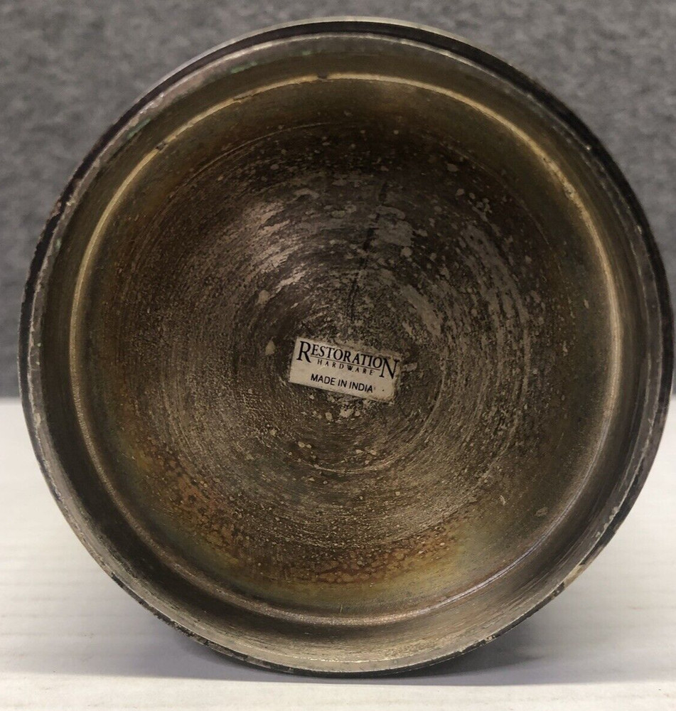 Restoration Hardware Gentleman’s Coffee Server Silver Plated (No Handle, Patina)