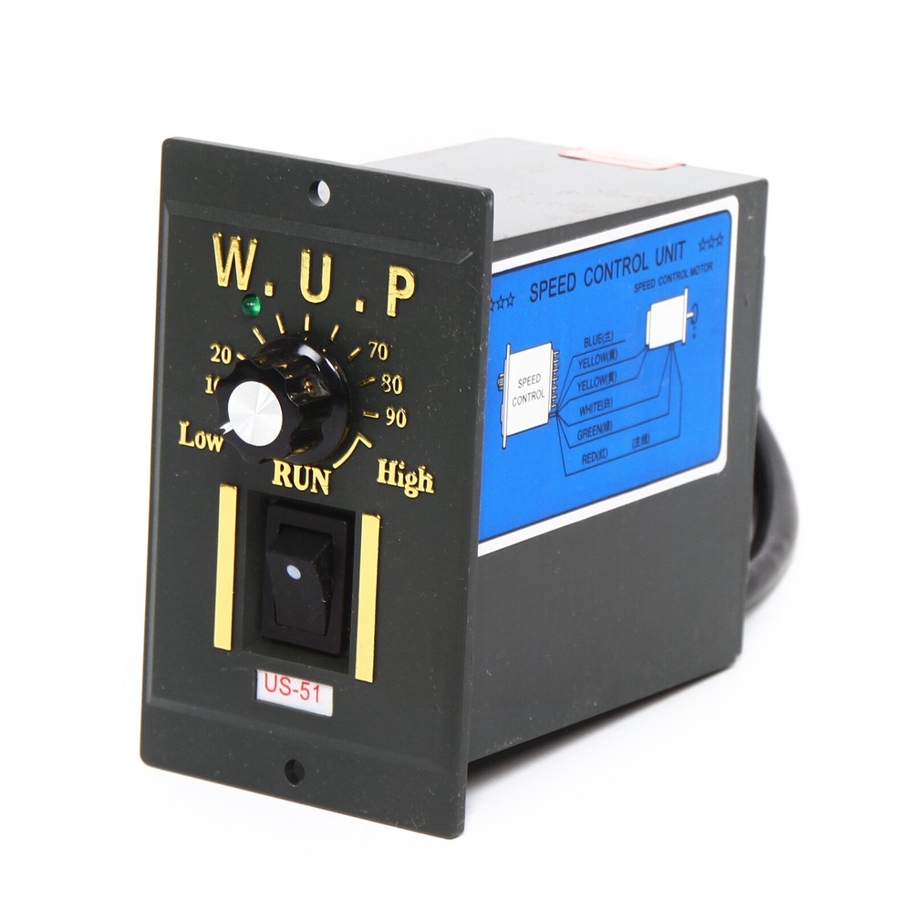 110V Reversible AC Gear Motor Electric Motor Variable Speed Controller