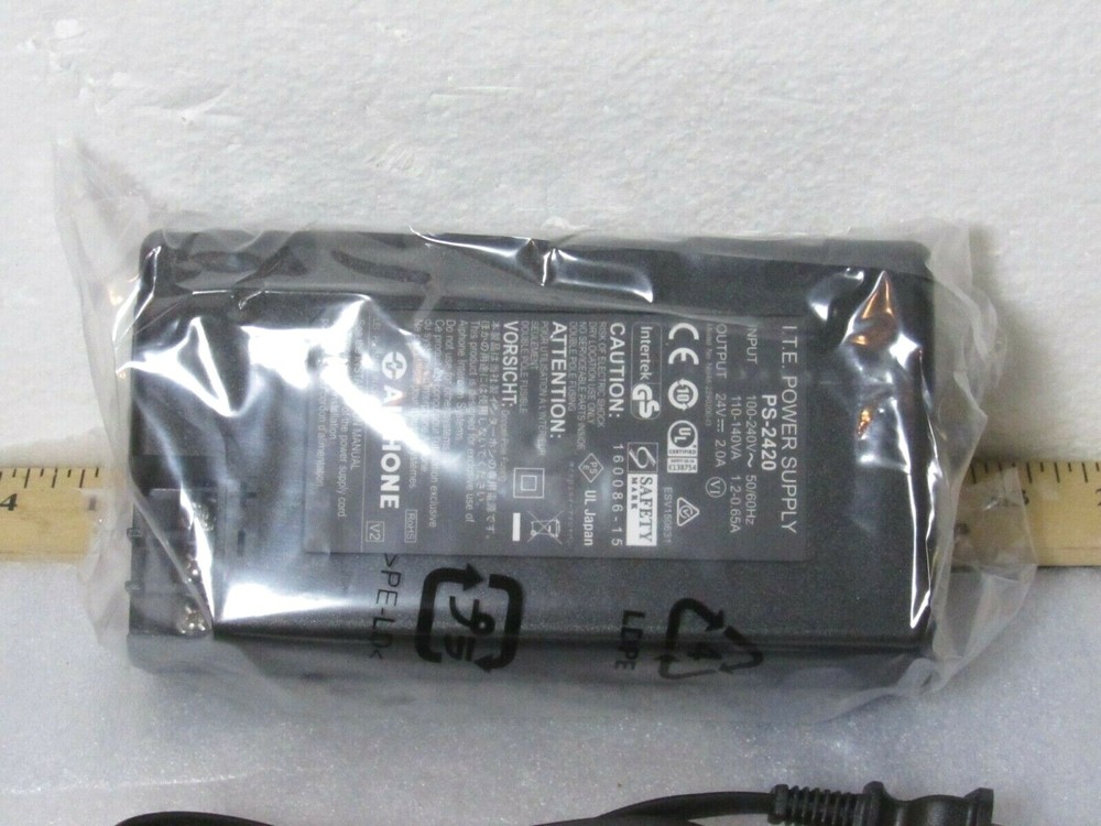 Aiphone PS-2420UL V2 24V DC Power Supply 2A UL Listed [CTA]