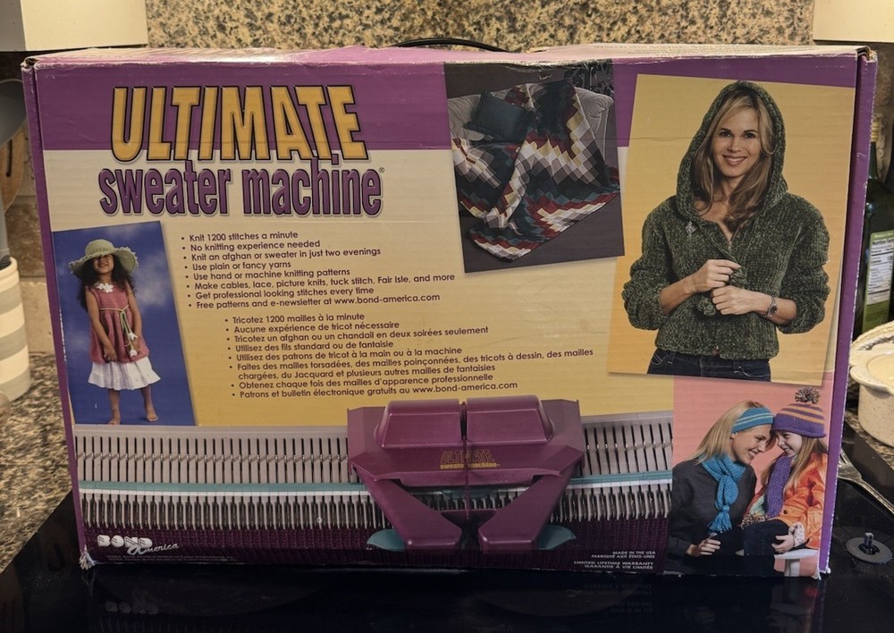 Bond Ultimate Sweater Knitting Machine NO DVD