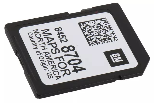 Genuine GM Navigation Data Card 84528704