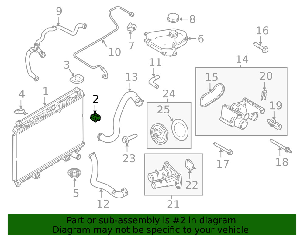 Genuine Radiator Plug C1BZ-8C362-A