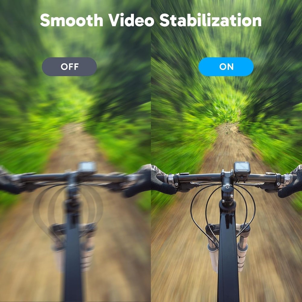 Lightweight Waterproof Action Camera with 2-Inch Display and WiFi Connectivity