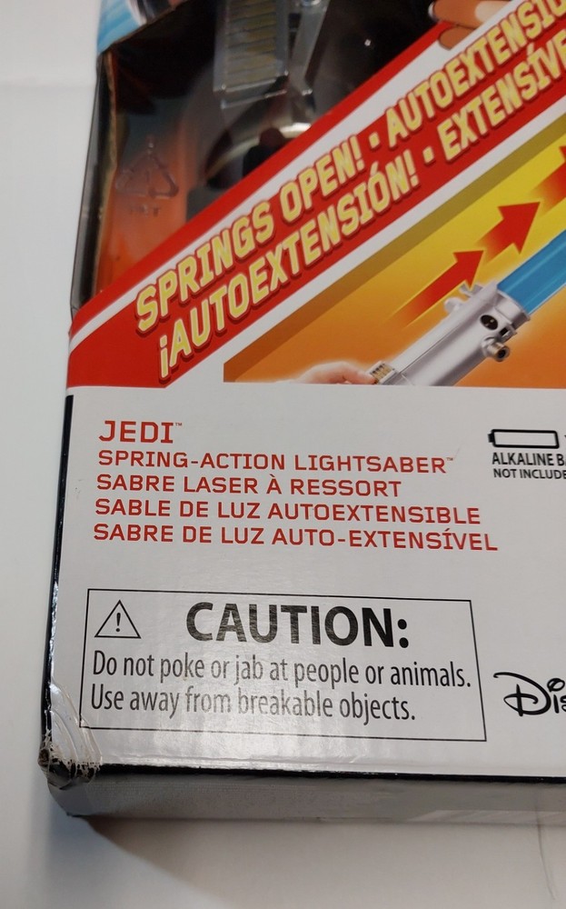 Hasbro Jedi Spring Action Loaded Blue Lightsaber 2018