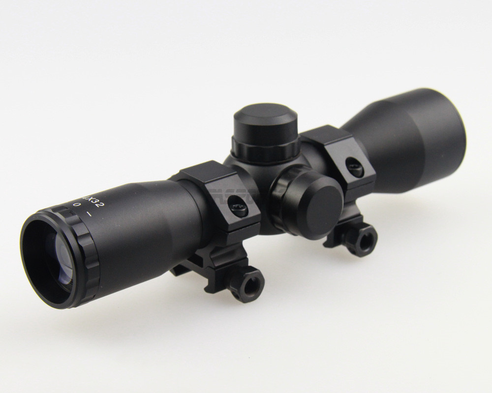 TACTICAL SERIES 4X32 RANGEFINDER RETICLE COMPACT SCOPE