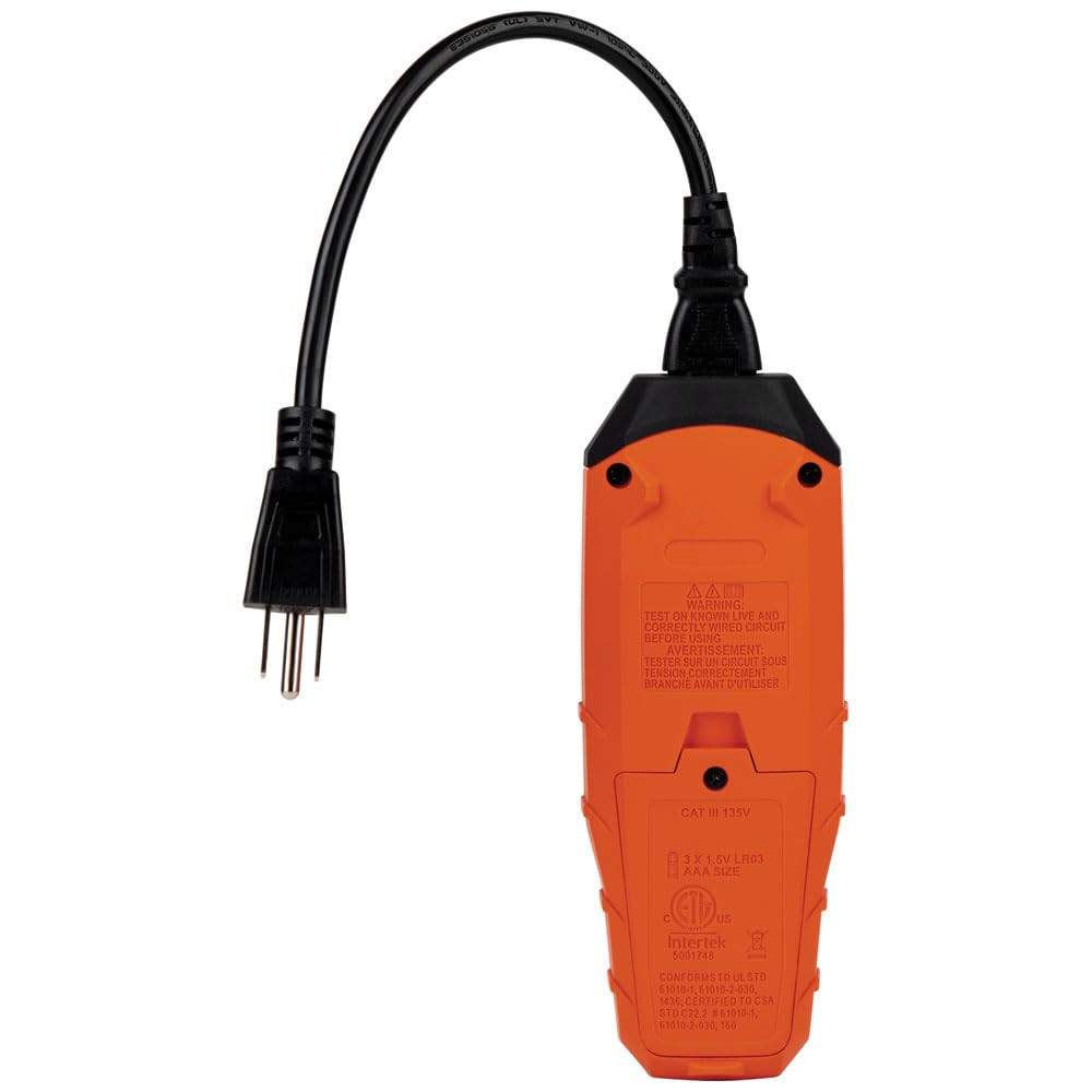 RT390 Circuit Analyzer: LCD Display, Fault Detection, GFCI/AFCI Testing