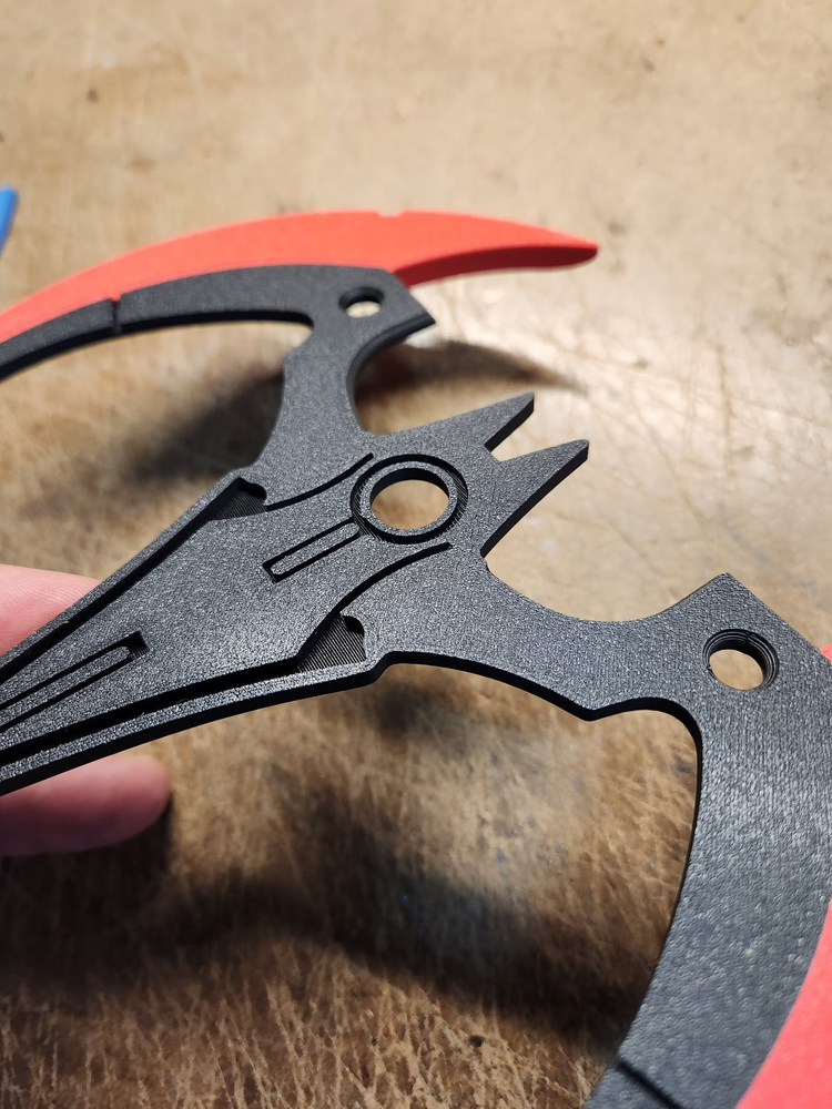 Arkham Knight Batarang (3d Printed Single print multi colors)