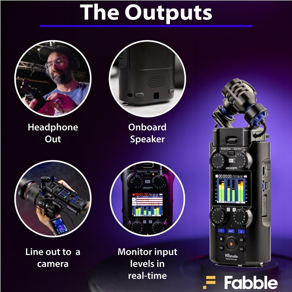 Zoom H5 Studio Handy Recorder Bundle