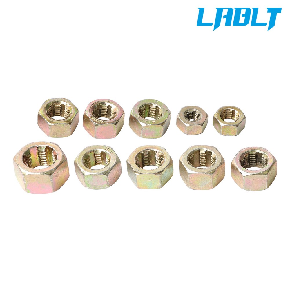 49PCS Thread Chaser Set UNC UNF Metric Thread Restorer Tool Rethreading Kit