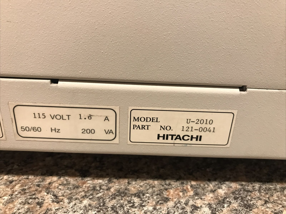 Hitachi U-2010 Spectrophotometer