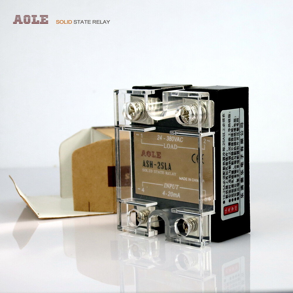 25A single-phase solid state relay 4-20mA voltage regulator ASH-25LA 0-5V open