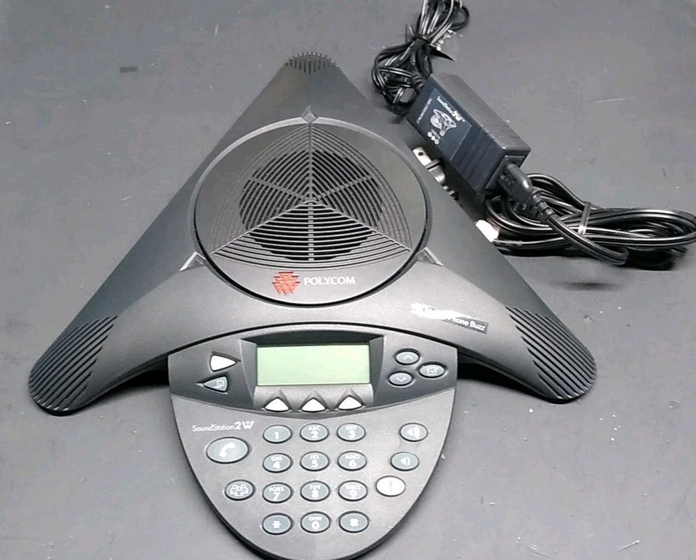 Polycom SoundStation 2W w/ Base and AC Adapter