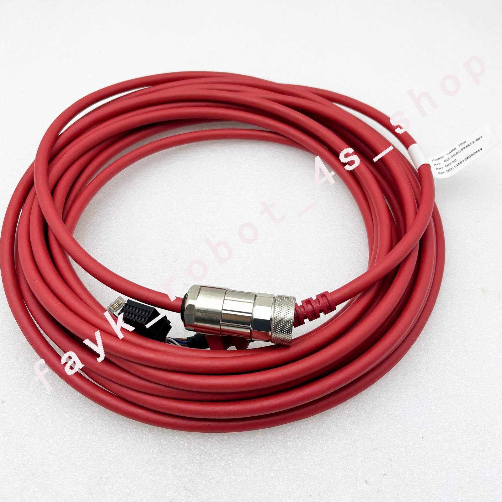 New 3HAC084673-001 10M Teach Pendant connector Cable plug For ABB Teach pendant