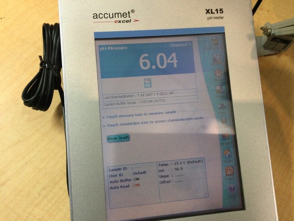 Fisher Scientific Accumet Excel XL15 pH Meter