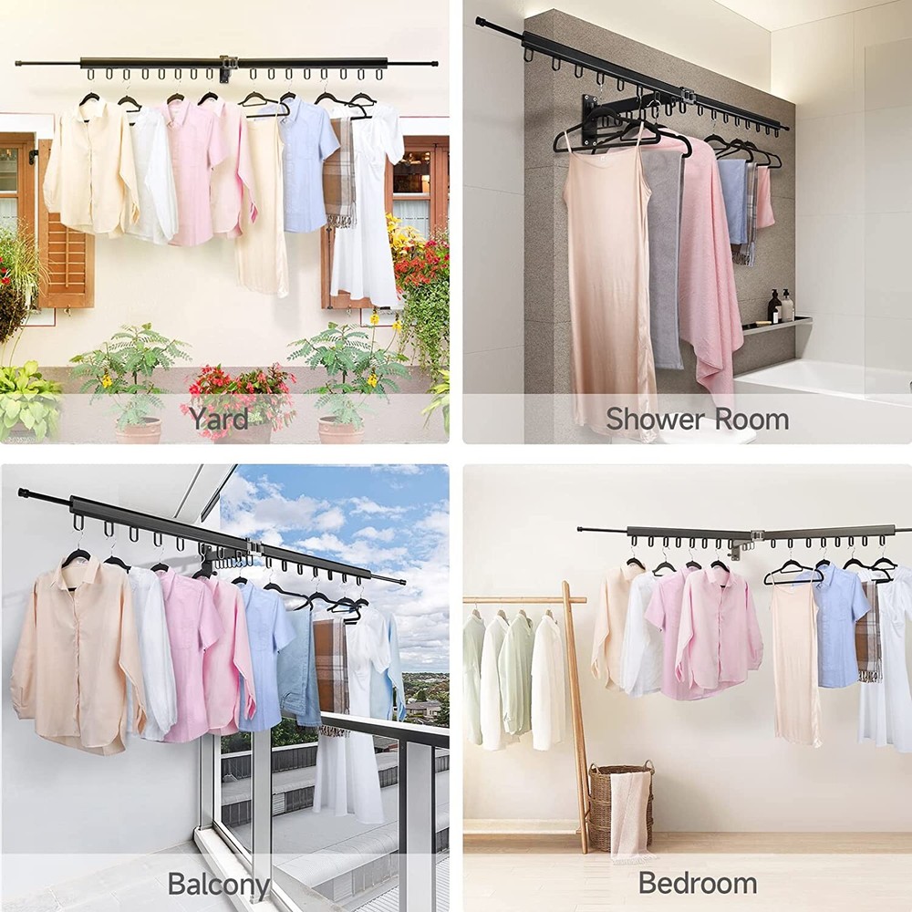 NesTidy Retractable Drying Rack, 3 x 25 L