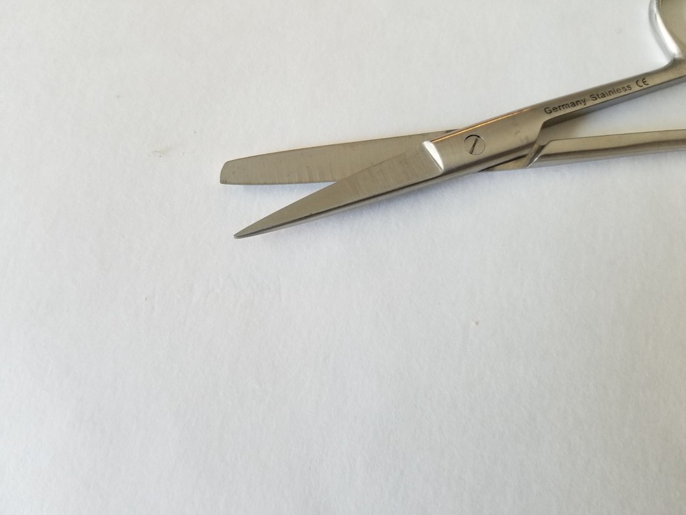 OPERATING SCISSORS 5.5" STRAIGHT TIP SHARP BLUNT GERMAN STAINLESS STEEL CE