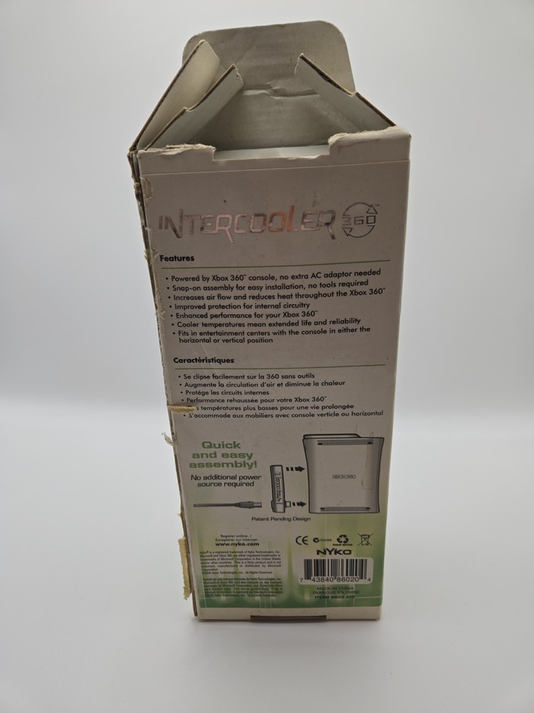 Cooling Device For Xbox 360 White - NEW OPEN BOX