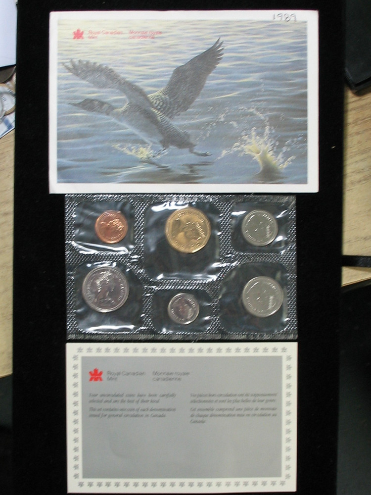 1989 CANADA PROOFLIKE MINT SET * WITH ORIGINAL MINT PACKAGING *