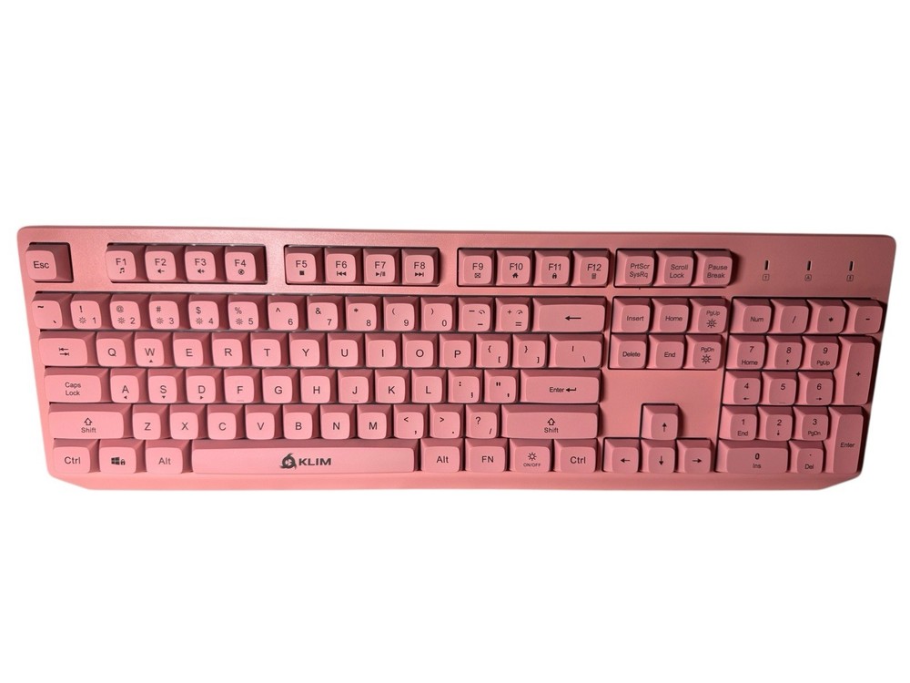 KLIM Chroma Wireless Keyboard PINK